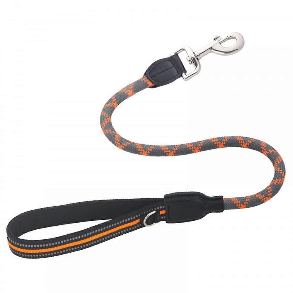 Short Dog Leash,Reflected Nylon Rope Pet Traffic Leash,Canine Tow Lead With Handle Loadbearing for 2050Kg/40110 LBS Medium Large Dogs