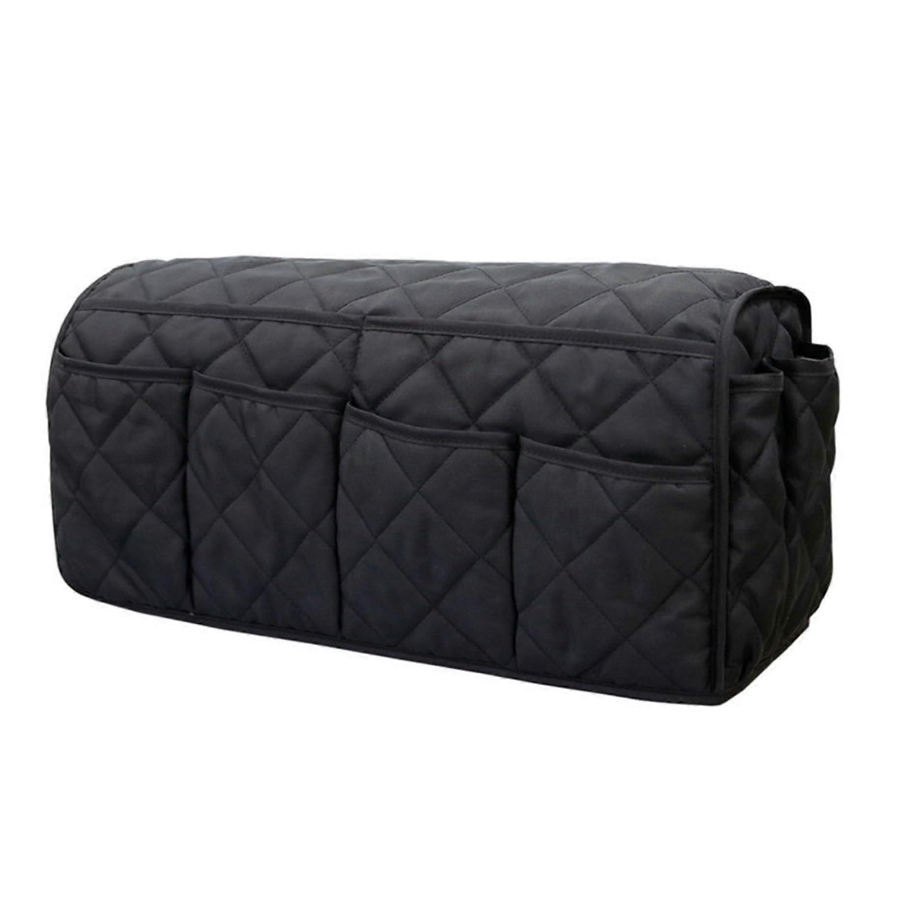 Armchair Caddy Couch Arm Rest Organiser Sofa Armrest Covers Waterproof Remote Control Holder for Recliner Black armchair caddy