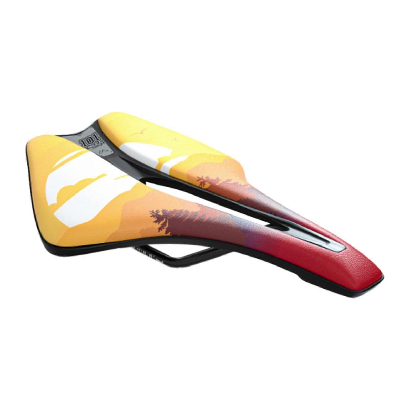 Bike Seat Replacement Saddle - Breathable Shock Absorbing Cushion for Mountain Bikes - Style D, Comfortable Fit, Durable Material