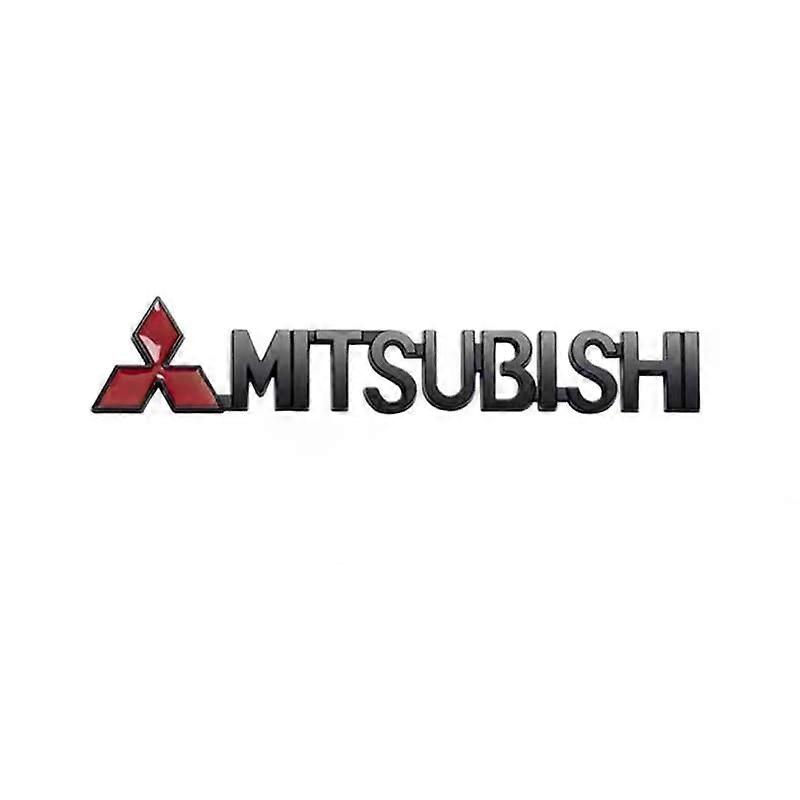 Auto-Plakette 3D Badge Decoration UV-Resistant Black Grill Center Logo for Mitsubishi Triton Double Cab Pick Up 2019-2023