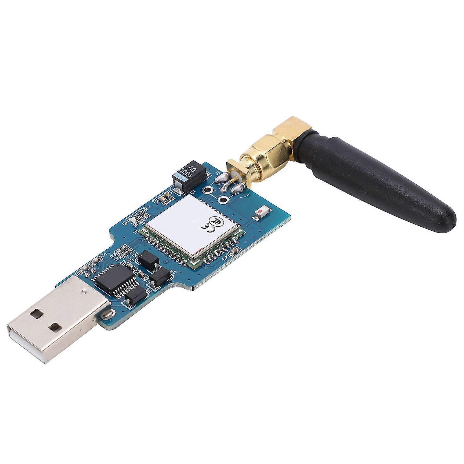 USB to GSM Serial Port Module GPRS SIM800C DC 5V GPRS Radio Module with 2.4GHz GSM Antenna for Voice Data Transmission