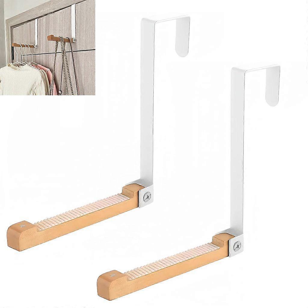 Dutch Wooden Folding Door Hooks, Multifunctional Storage, White