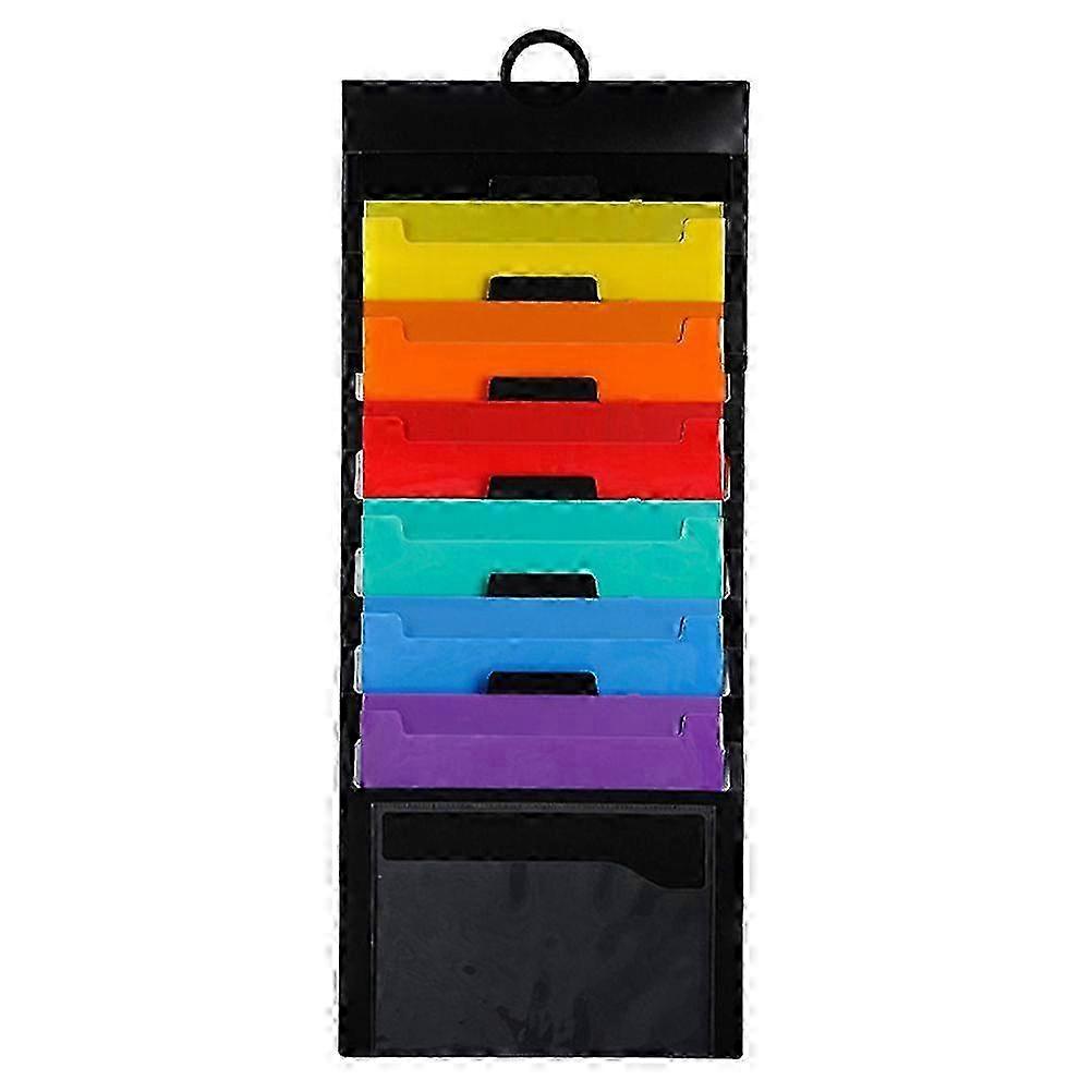 Expandable Slim Briefcase Document Organizer with File Folder, Portable A4 Size 90x26.5x0.5cm for Office & School