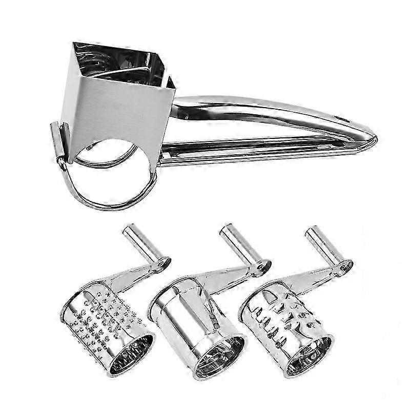 Cheese Grater Mill 1 Stainless Steel Drum - Simple, Resistant and Efficient, Set of three planer knives 20*7.7cm