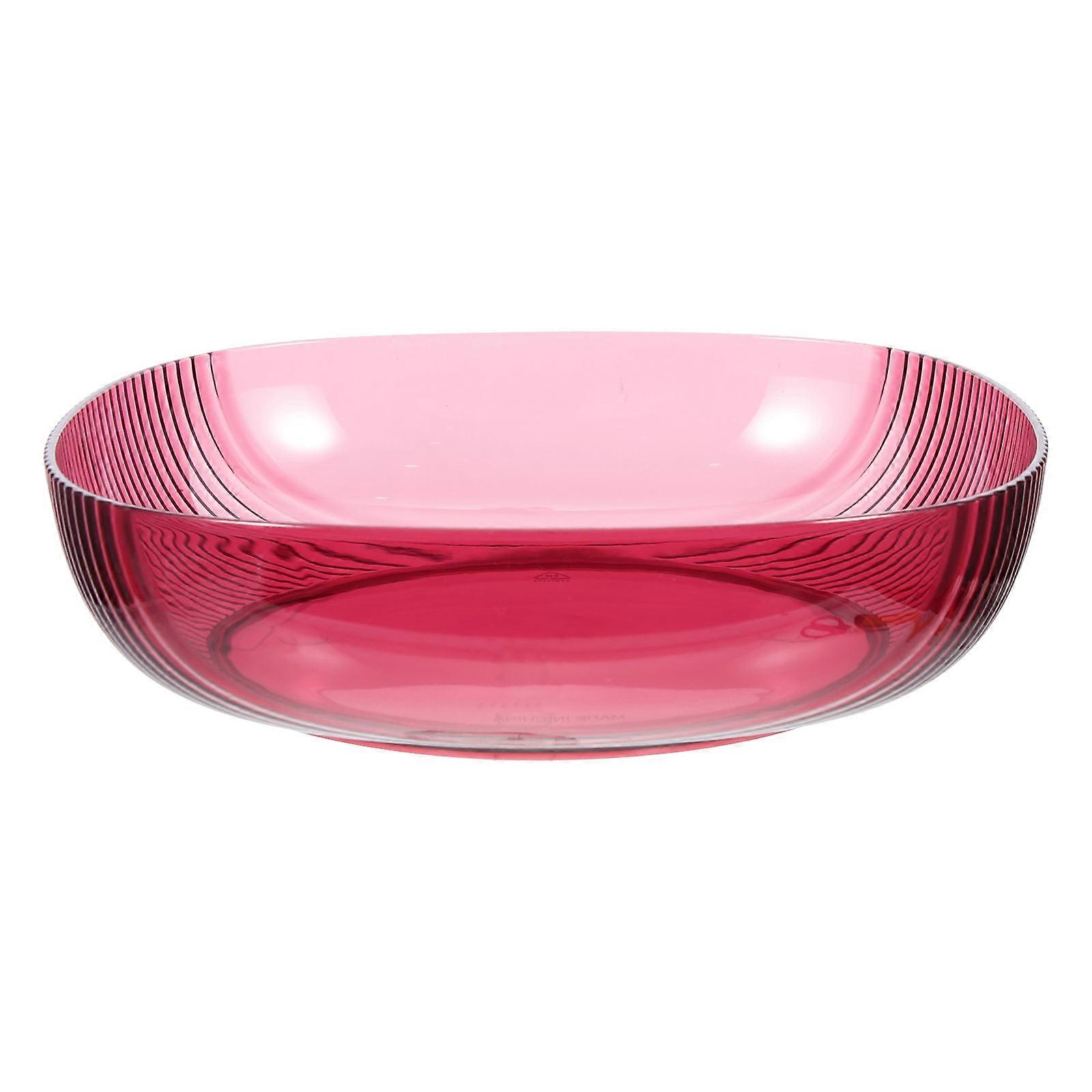 Red Fruit Bowl for Home Use and Elegant Design Perfect for Fruits Snacks 7.87 Inches Diameter