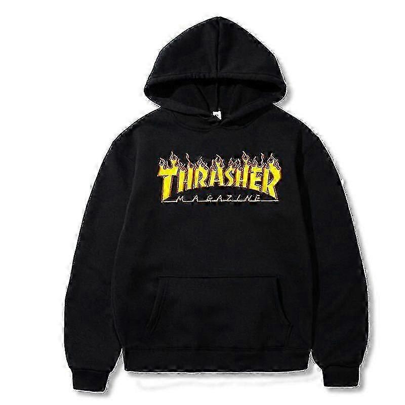 Thrasher Kazak Alev Sweatshirt Günlük Üst Moda Baskı Kapüşonlu | Fruugo Au