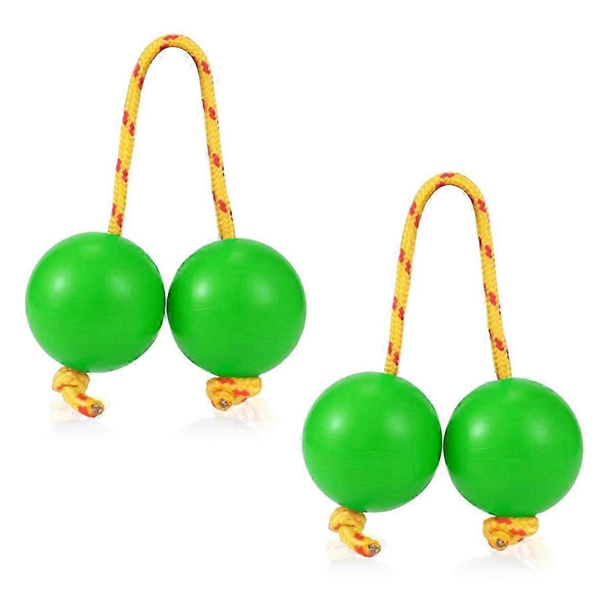 1 Pairs Aslatua Shakers Kashaka Musical Percussion Instrument Green