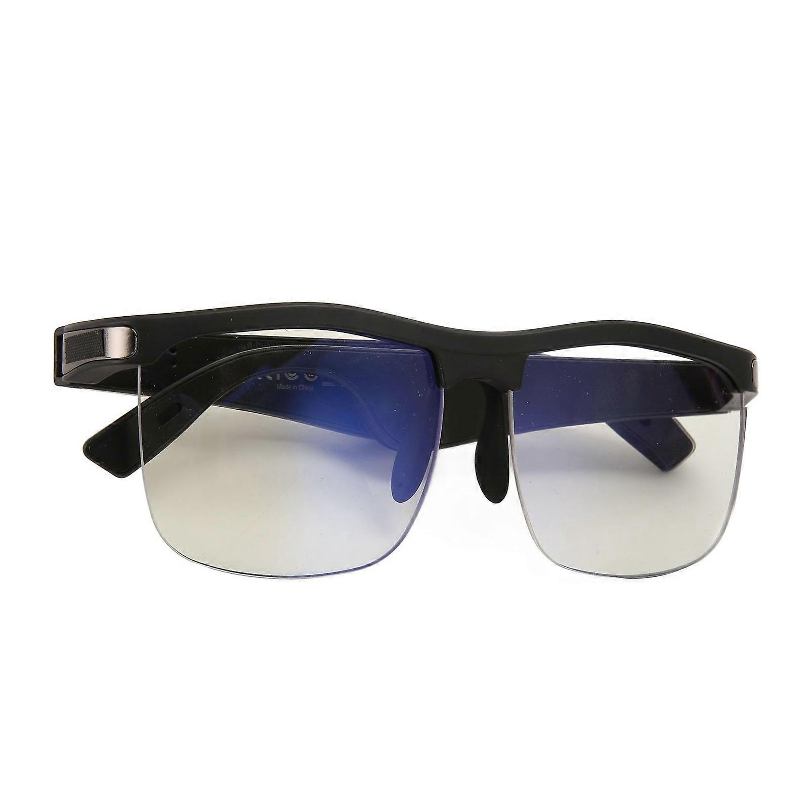 Bluetooth 5.3 Music Glasses with Blue Light Blocking Transparent Lens