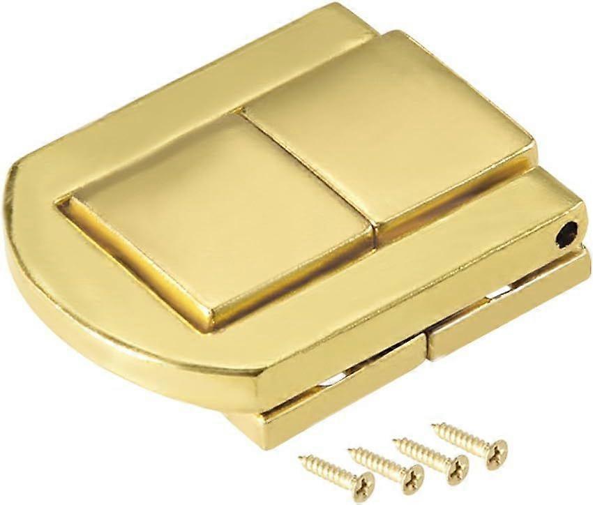 Toggle latch lock 31mm retro decorative golden with screws for suitcase