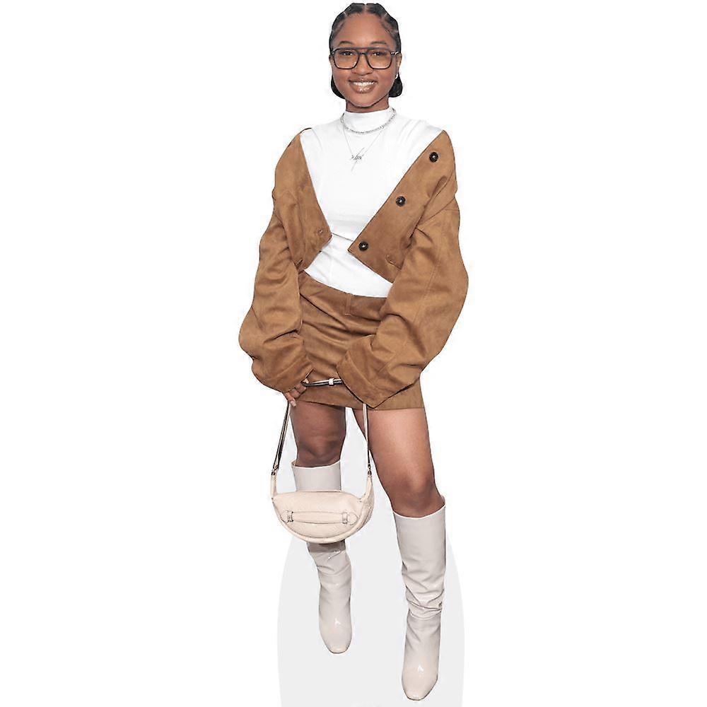 Nija Aisha-Alayja Charles (Jacket) Cardboard Cutout (lifesize OR mini size). Standee. Stand Up.