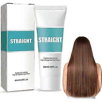 2x Protein Straightening Cream Mild Softener Professional Salon Hair Straightening Cream Straight Hair Softening No Damage The Hair
