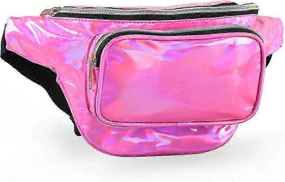 MUM'S MEMORY belt bag with metallic hologram effect. For outdoor sports.