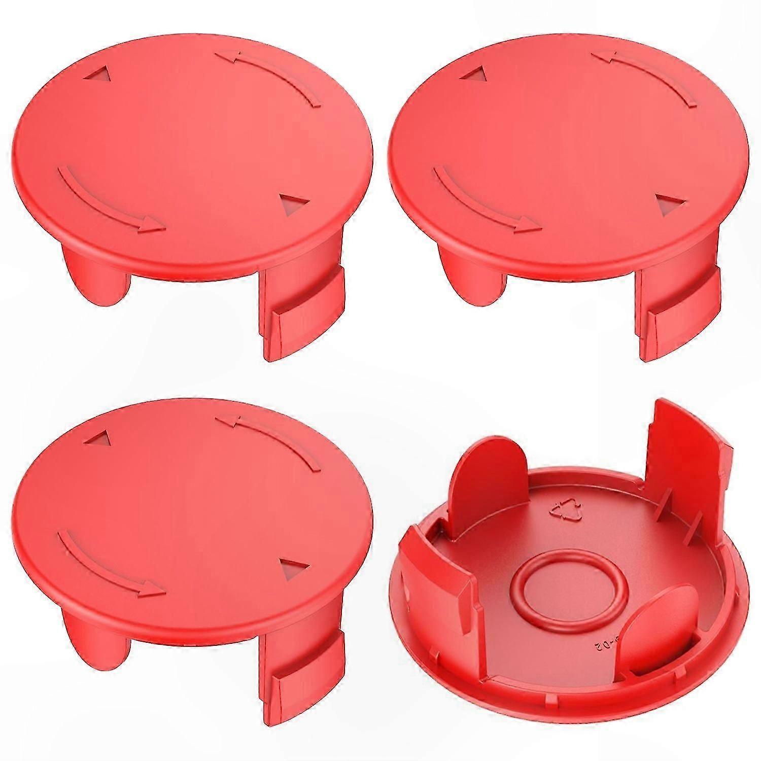 4-Pack Spool Cover Cap Compatible with ART 30-36 LI Trimmers, Replacement Part for Cordless Models