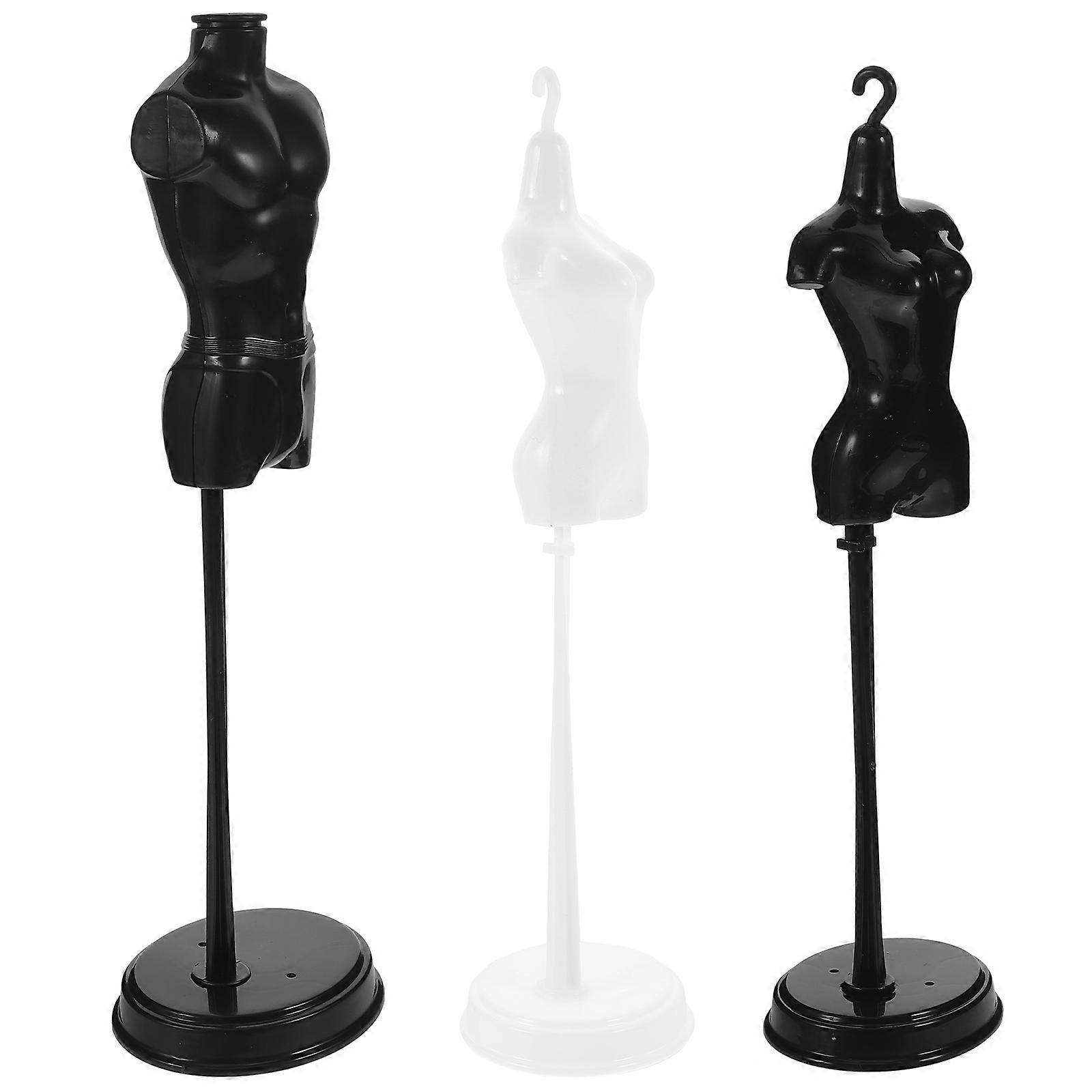 Doll Clothes Rack Small Mannequin Model Stand for Dress Display 12Pcs