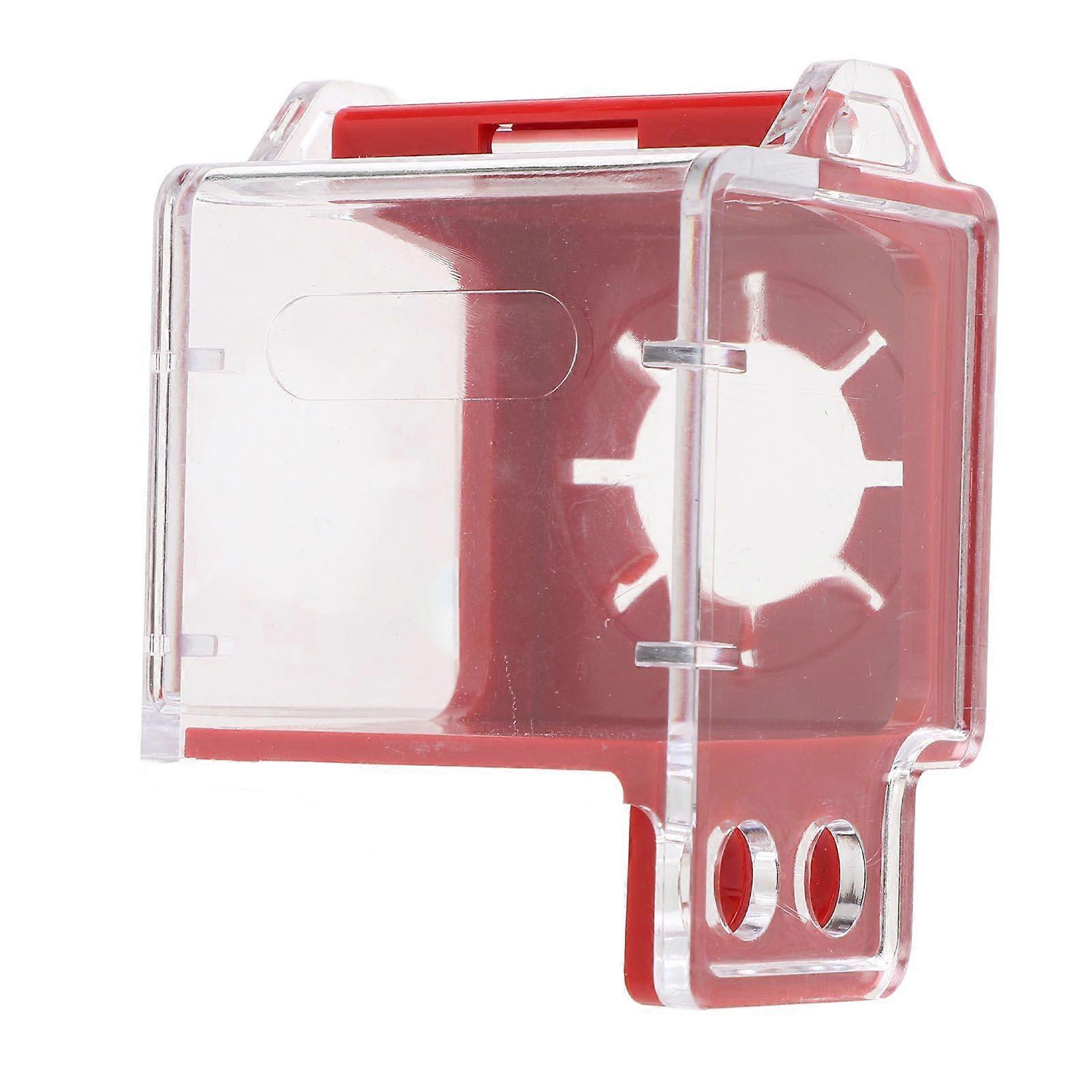 Emergency Stop Button Cover PC Engineering Plastic Push Button Knob Switch Lockout Cover for Industrial Use