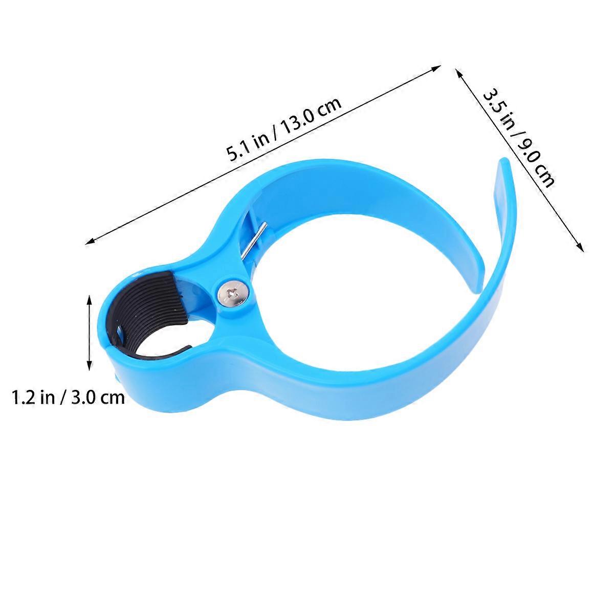 Bike Drink Stand Holder for Bicycle Use with Water Bottle Clip Blue