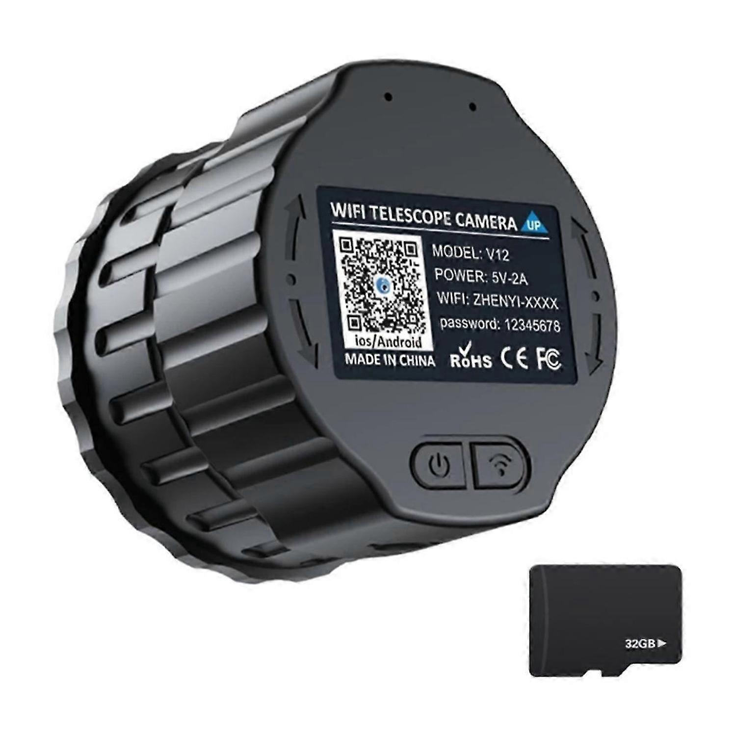 2K 4 Million High-Definition Wifi Electronic Eyepieces,Telescopes,Bird Watching and Other General-Pu