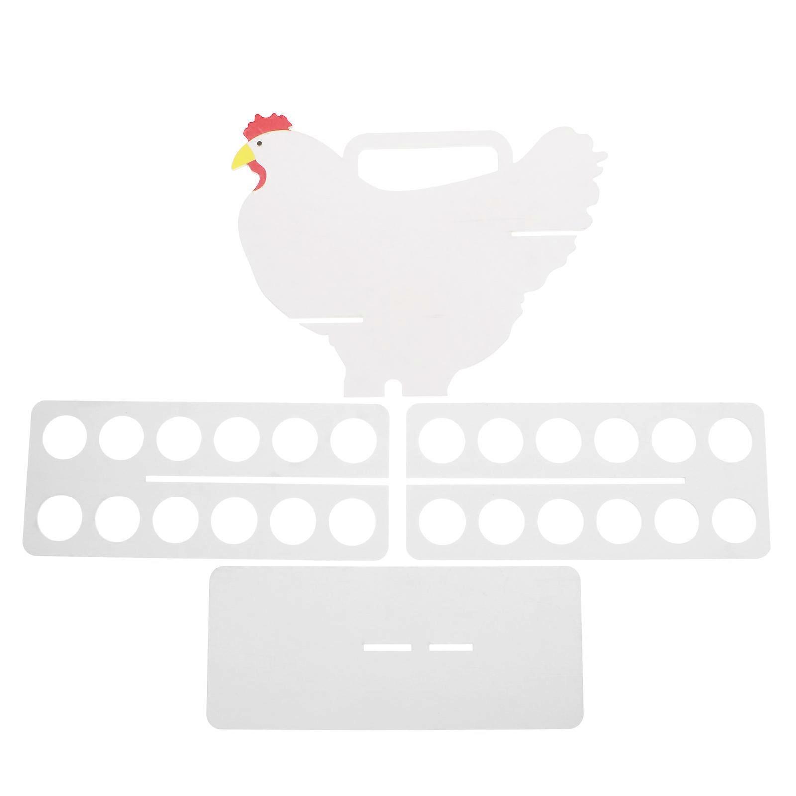 Wood Egg Stand for Storage Use 1Pcs Kitchenware Egg Rack White