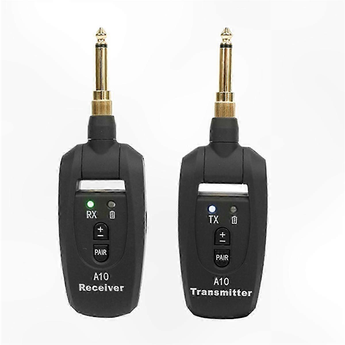 Wireless Guitar o System with Pickup Transmitter and Receiver for Electric Bass Instruments Parts Accessories