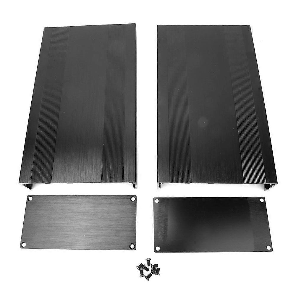 Split Type Aluminum Cooling Case Enclosure Electronic Box for Amplifier GPS (250mm)