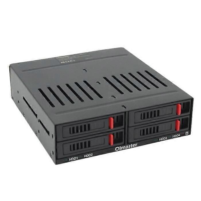 OIMASTER He-2006 4-Slot Internal Sata Rack 2.5 Inch Mobile Hard Drive Enclosure Internal Grid with LED Indicator