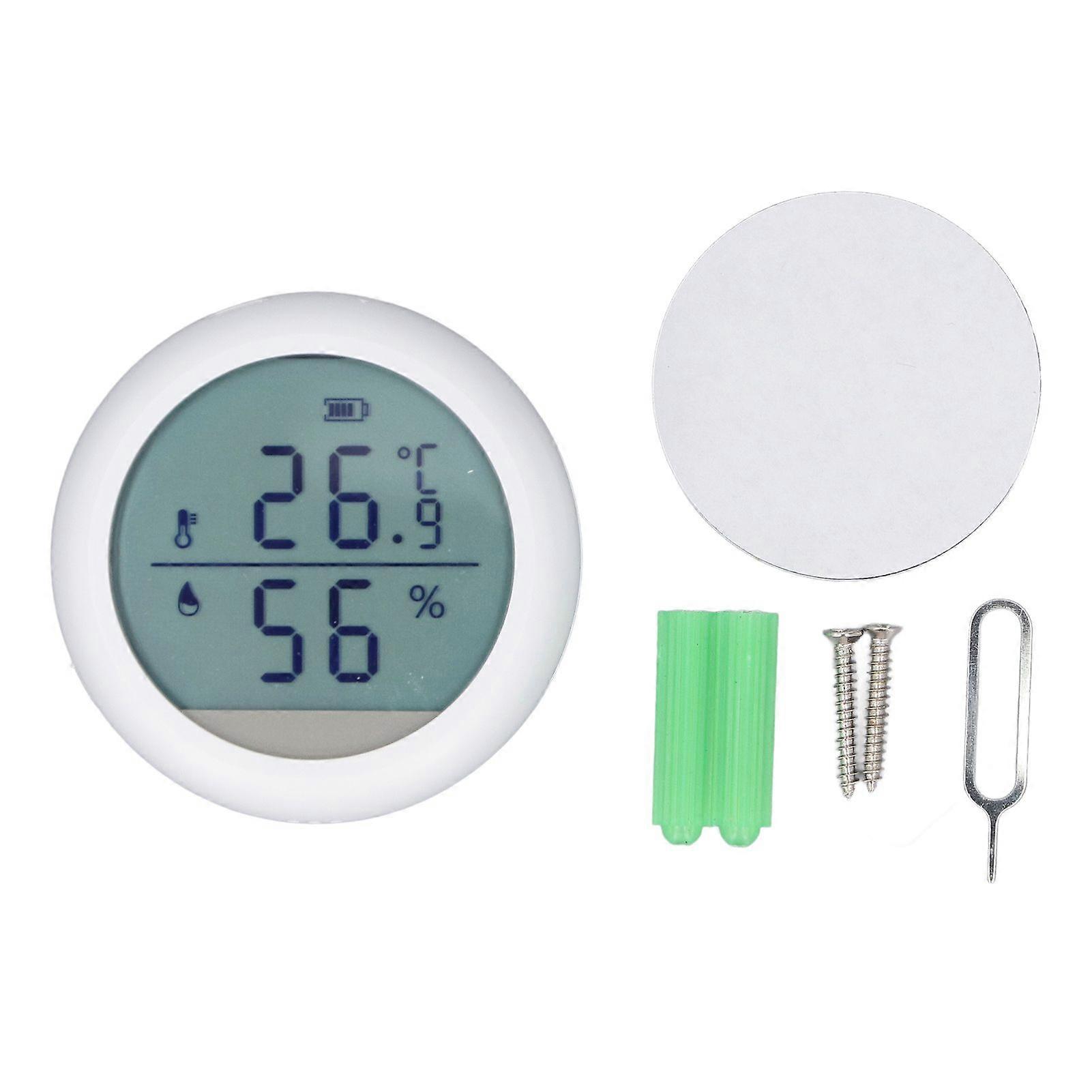 WiFi Temperature Humidity Sensor Remote Monitoring Wall Mount Smart Temperature Humidity Gauge
