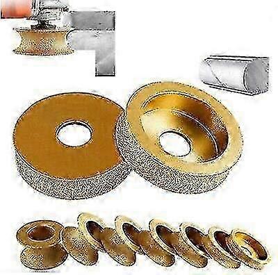 عجلة طحن الماس مقاس 3 بوصات مع حافة بولنوسي كاملة للحجر ، ارتفاع اليد الجانبي 10 مم -50 مم ، قرص طحن جلخ لتشكيل الحافة وتلميعها