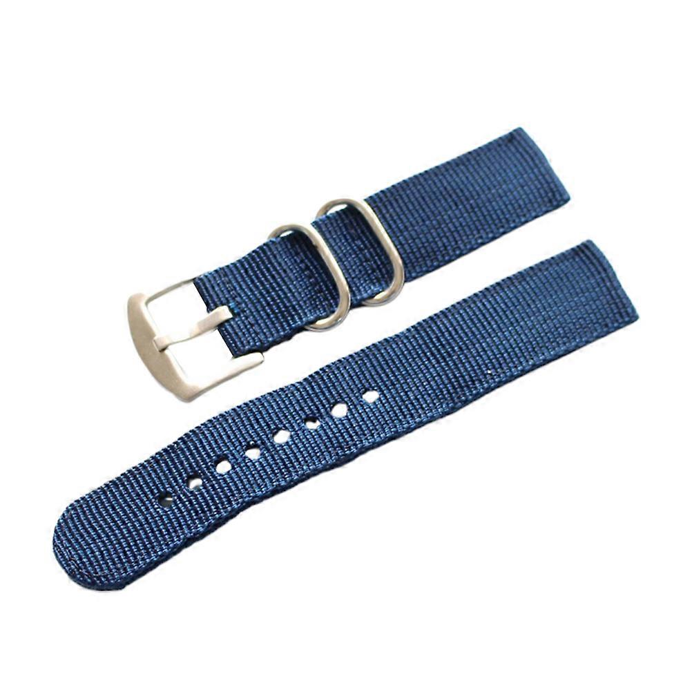 1 Piece Blue Nylon Watch Strap Replacement for Comfortable Wearing