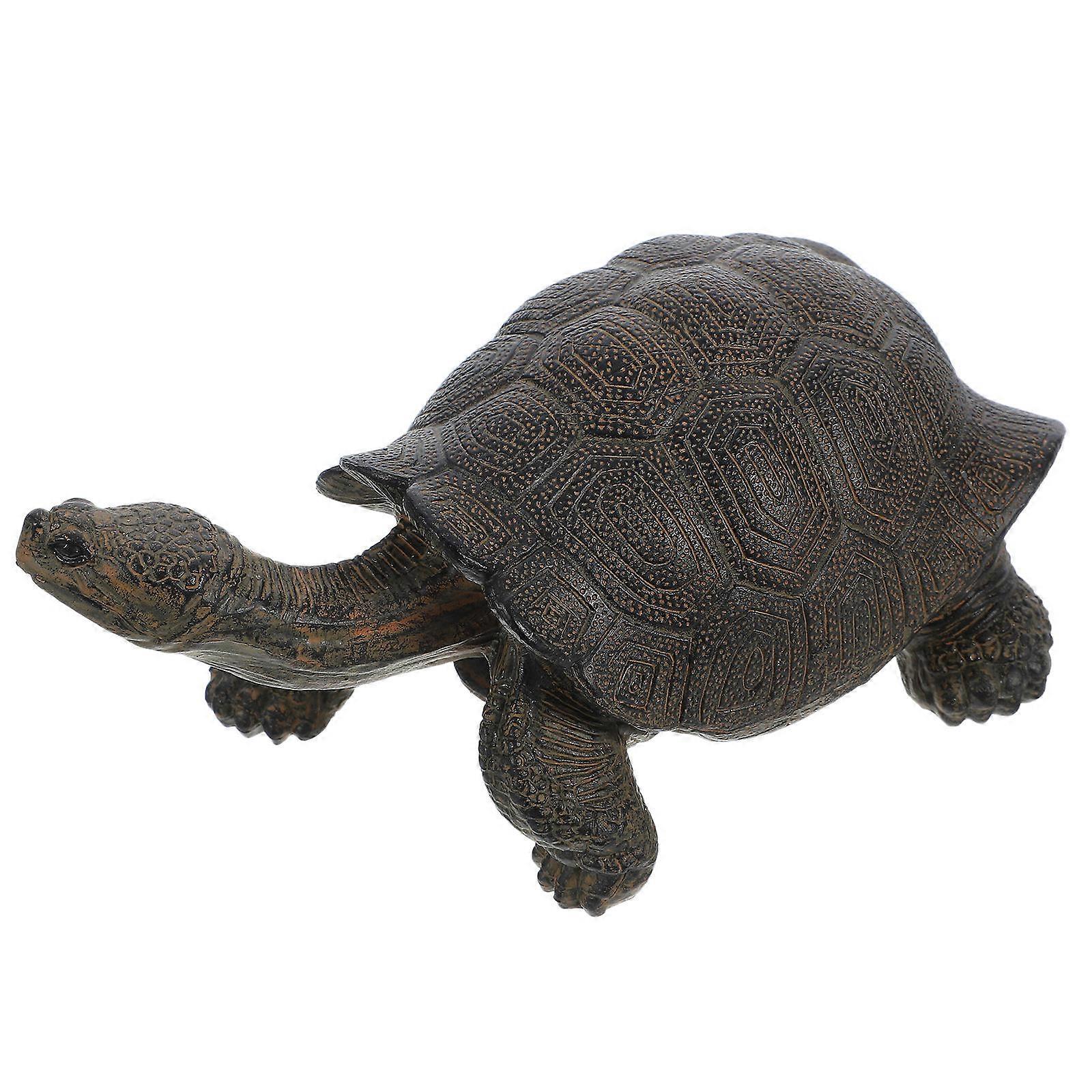 Fake Turtle Toy Plastic Simulation Turtle Figurine for Decor 5Pcs