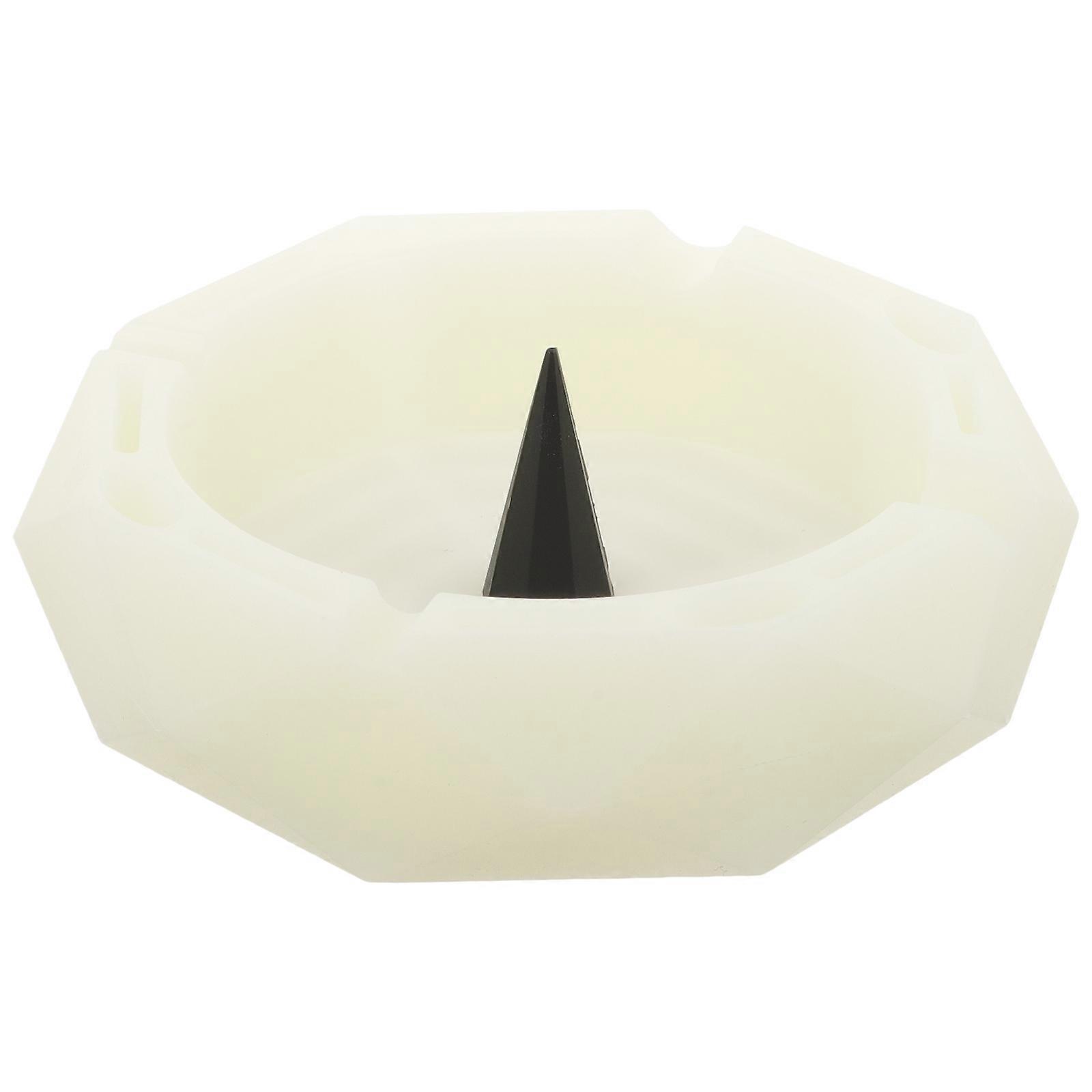 Silicone Soot Tray Home Ashtray for Storage 3Pcs White Desktop Ashtray