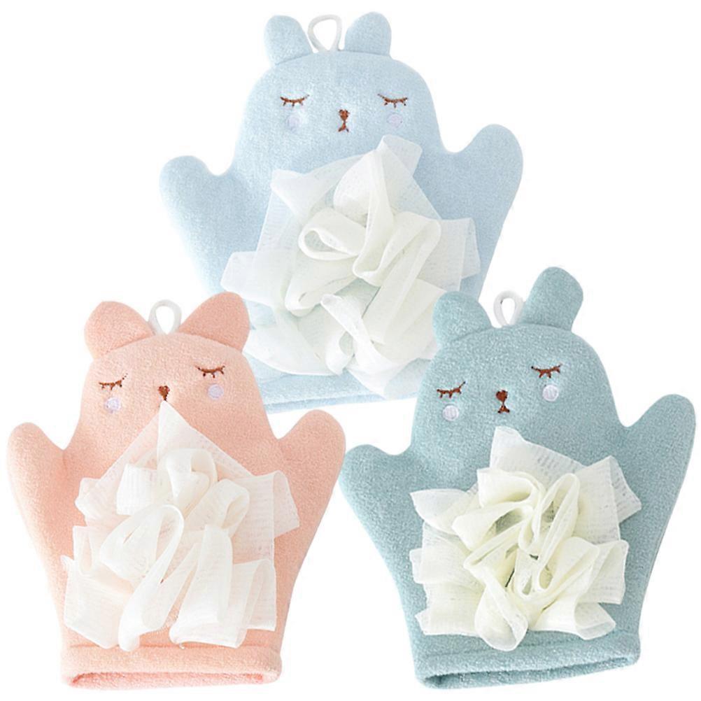 Spa Bath Mitt for Deep Exfoliation 12Pcs Assorted Color Double Sided