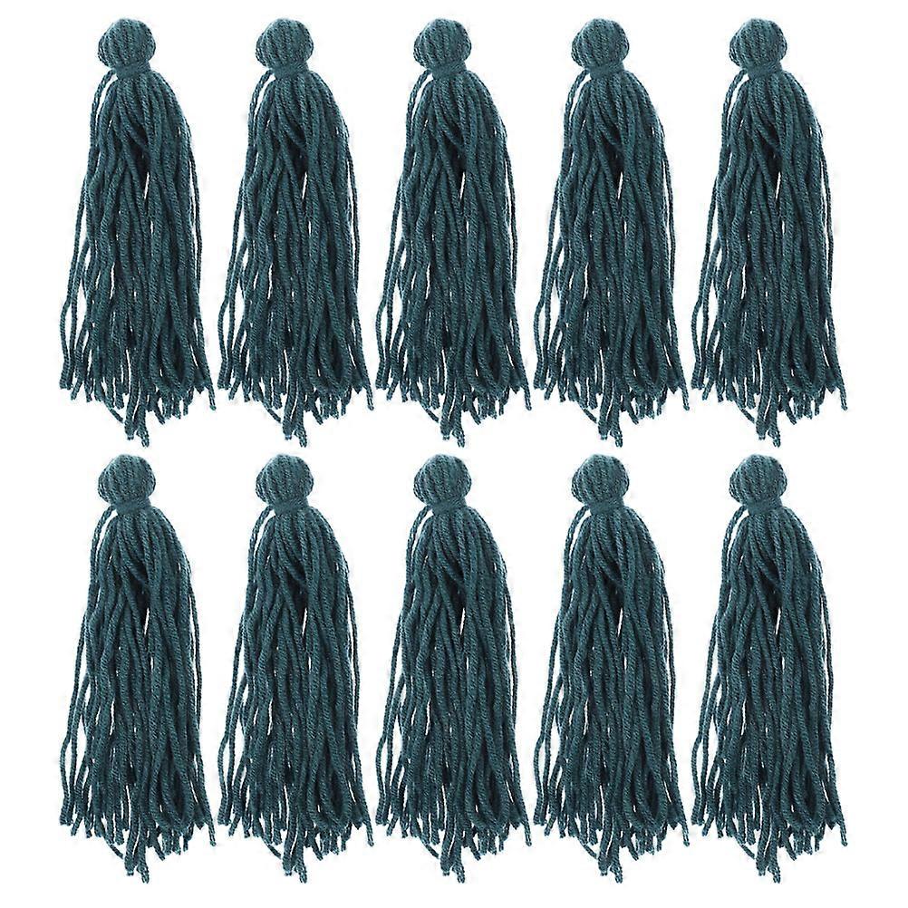 Fish Tank Spawning Mop for Breeding 40Pcs Woolen Yarn Dark Blue