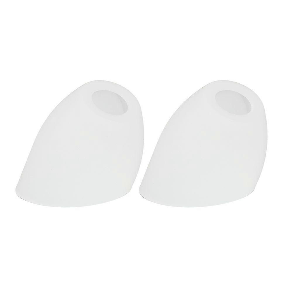 2Pcs Inclined Head Lampshade Simple Lamp Cover Plastic Lamp Shade Lamp Accessory