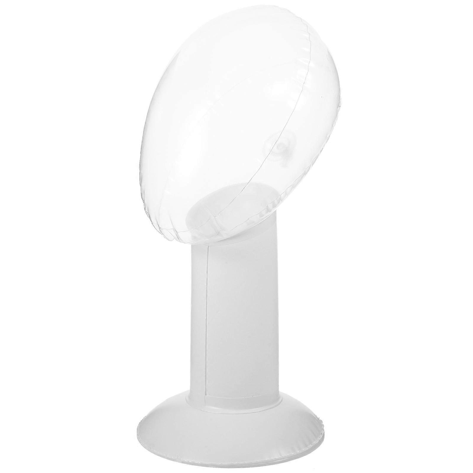 PVC Inflatable Mannequin Head Holder For Transport And Display Of Wigs 30.00X17.20X17.20CM Versatile 2PCS