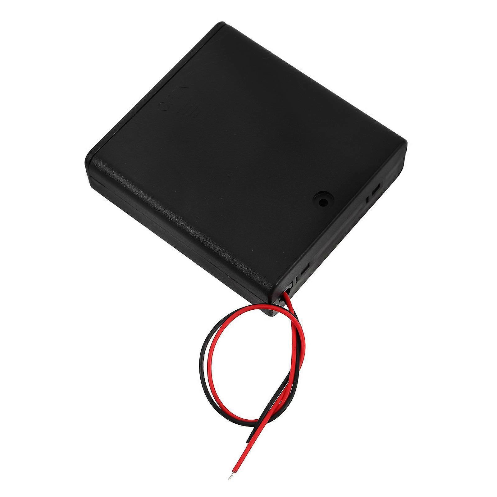 6V Battery Holder 3Pcs Plastic Aa Battery Case for DIY Applications