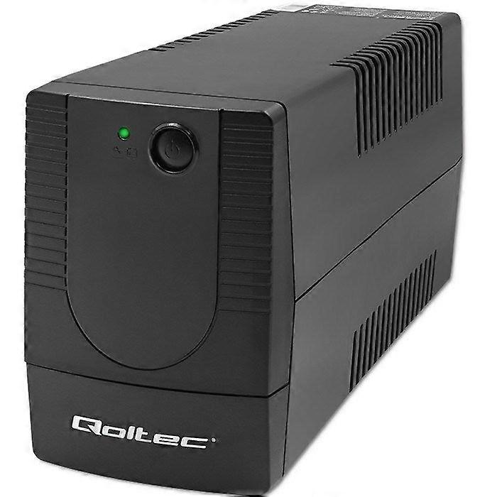 Qoltec 53772 Uninterruptible Power Supply (ups) Line-interactive 0.65 Kva 360 W 1 Ac Outlet(s)