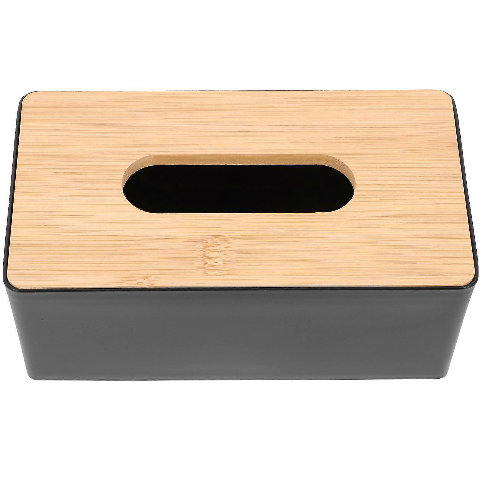 Tissue Box Rectangle Tissue Storage Box for 3Pcs Use