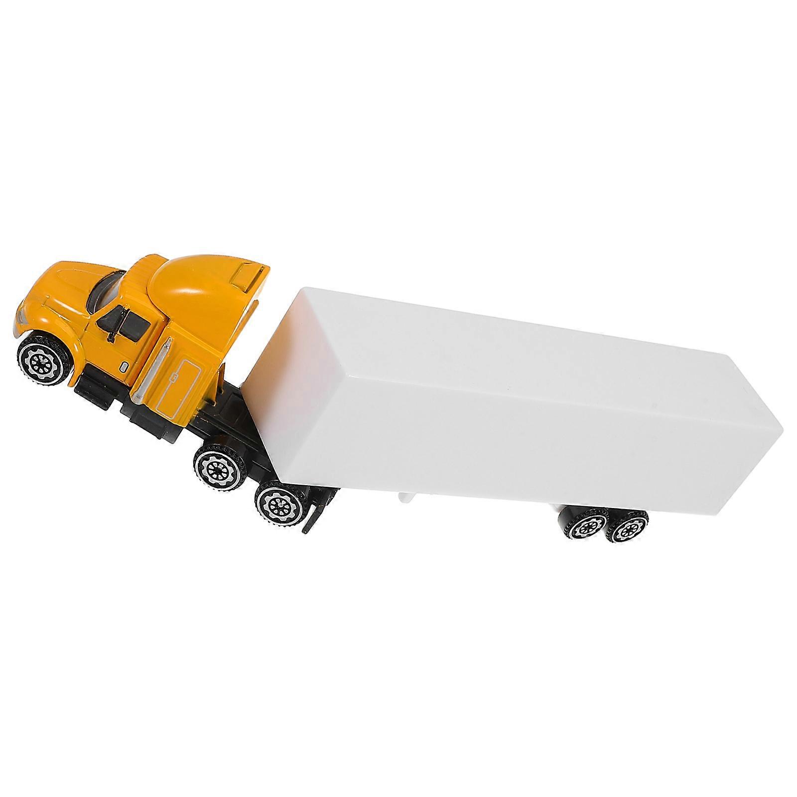Container Car Carrier Toy Truck Model 3Pcs For Imaginative Play Realistic Transport Scenarios Suitable For Children