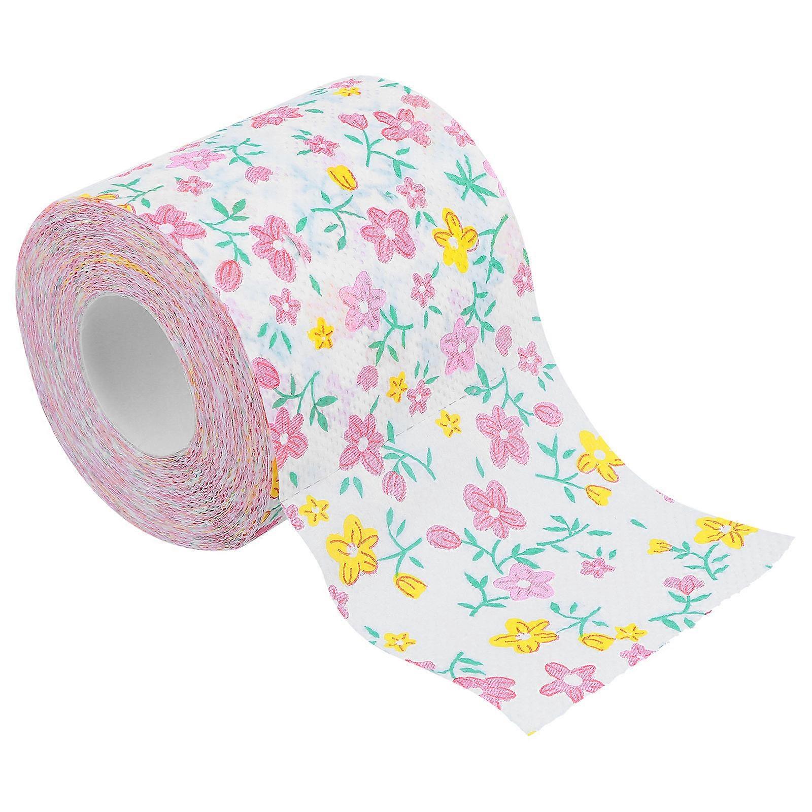 Premium Printed Roll Paper Toilet Paper for Home Use 3 Rolls
