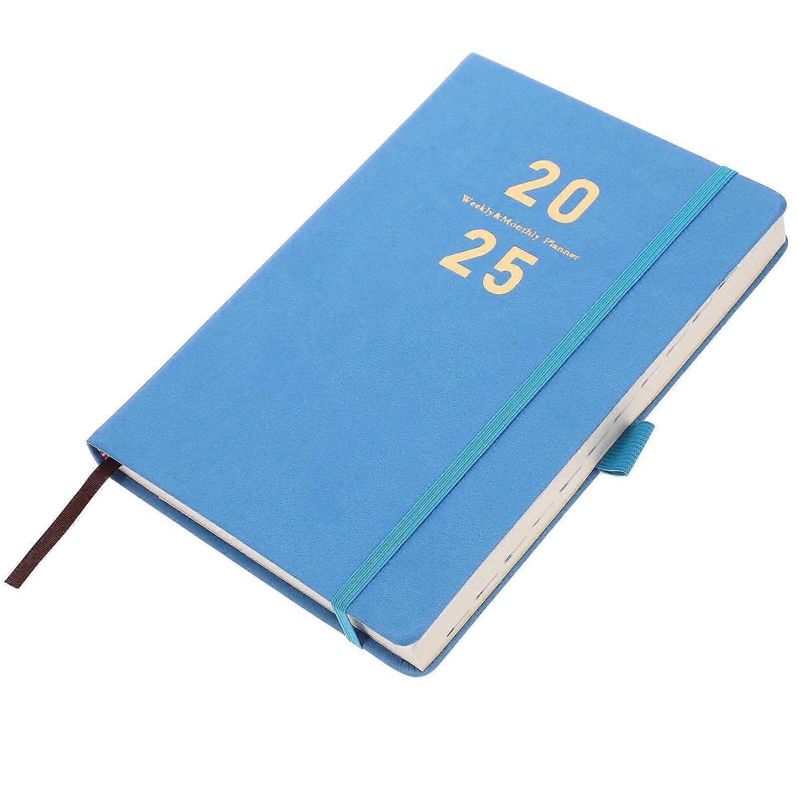 Office Planner Book 4Pcs Academic Planner For Students And Office Workers In Blue With Simple Design For Schedule Planning