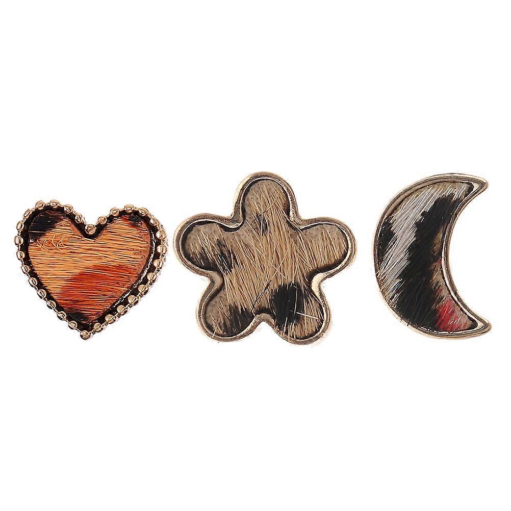 Watchband Charm Leopard Style for Watch Strap Decoration 9Pcs Set