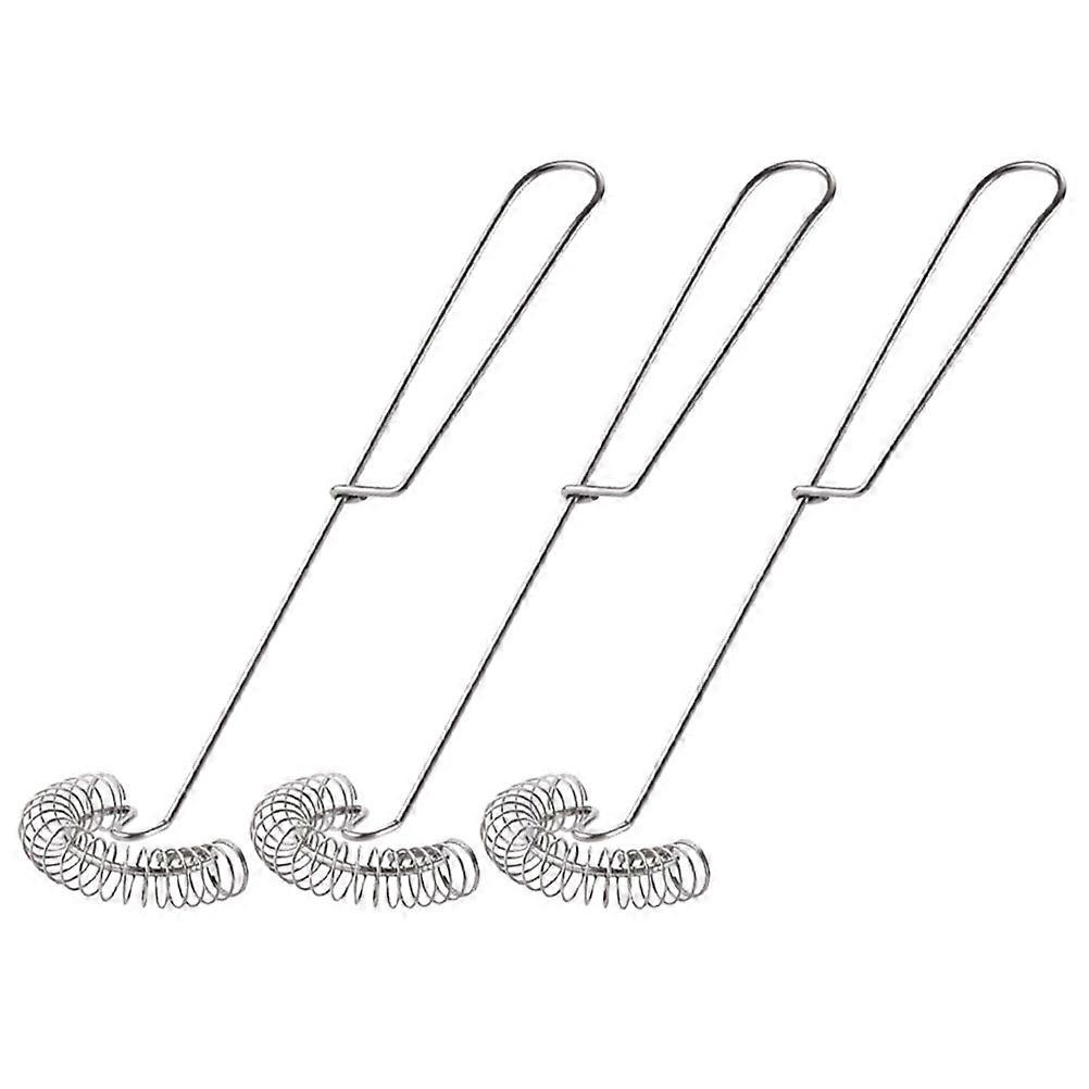 Manual Egg Whisk Stainless Steel Spring Coil Mixing Tool 6Pcs Kit