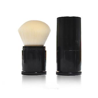Veeki 1 pcs Portable Black Powder Brush Telescopic Blush Brush Makeup Brush Multifunctional Beauty Makeup ToolWhite