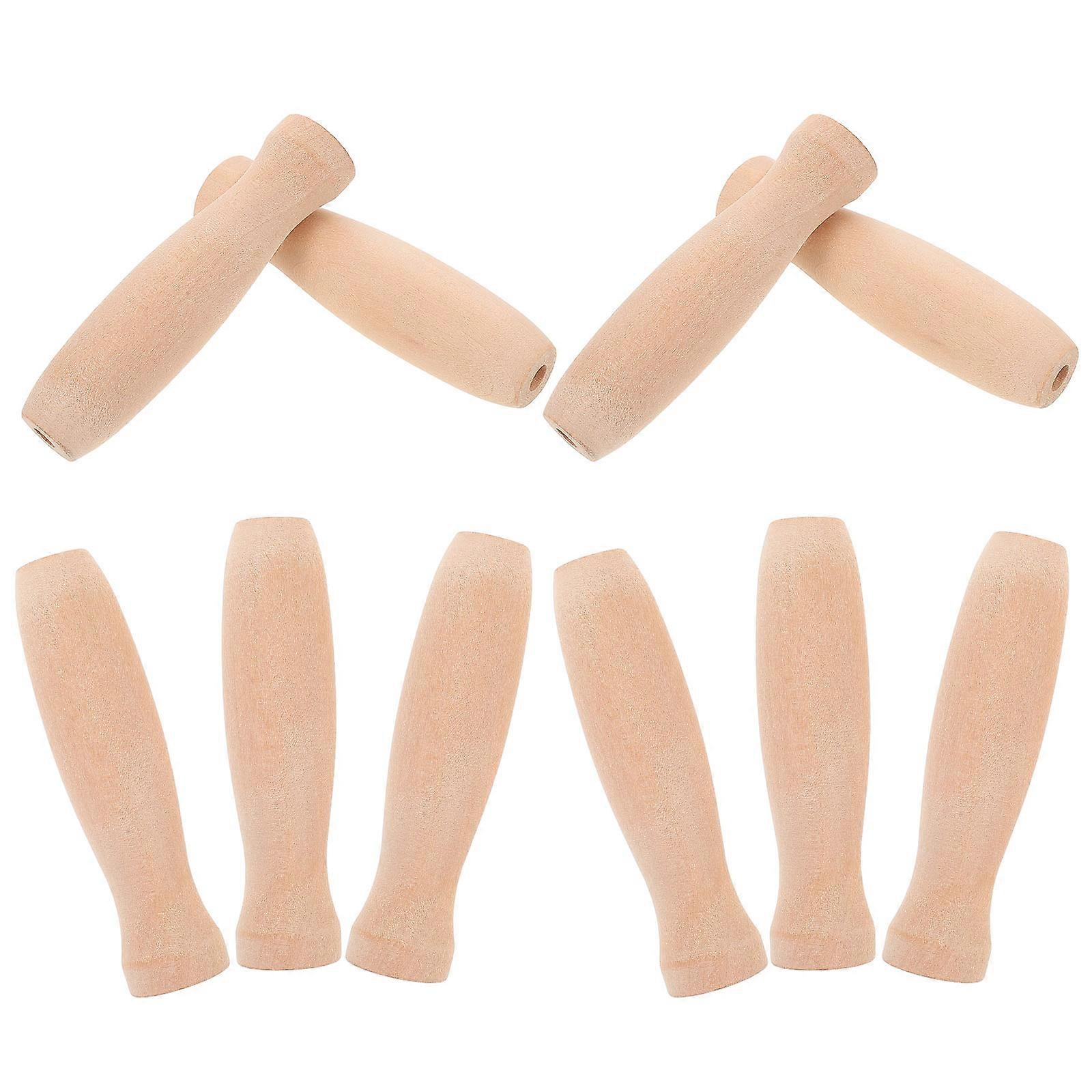 Wood Handle Replacement Wooden Handle for Kitchen Utensils 20Pcs
