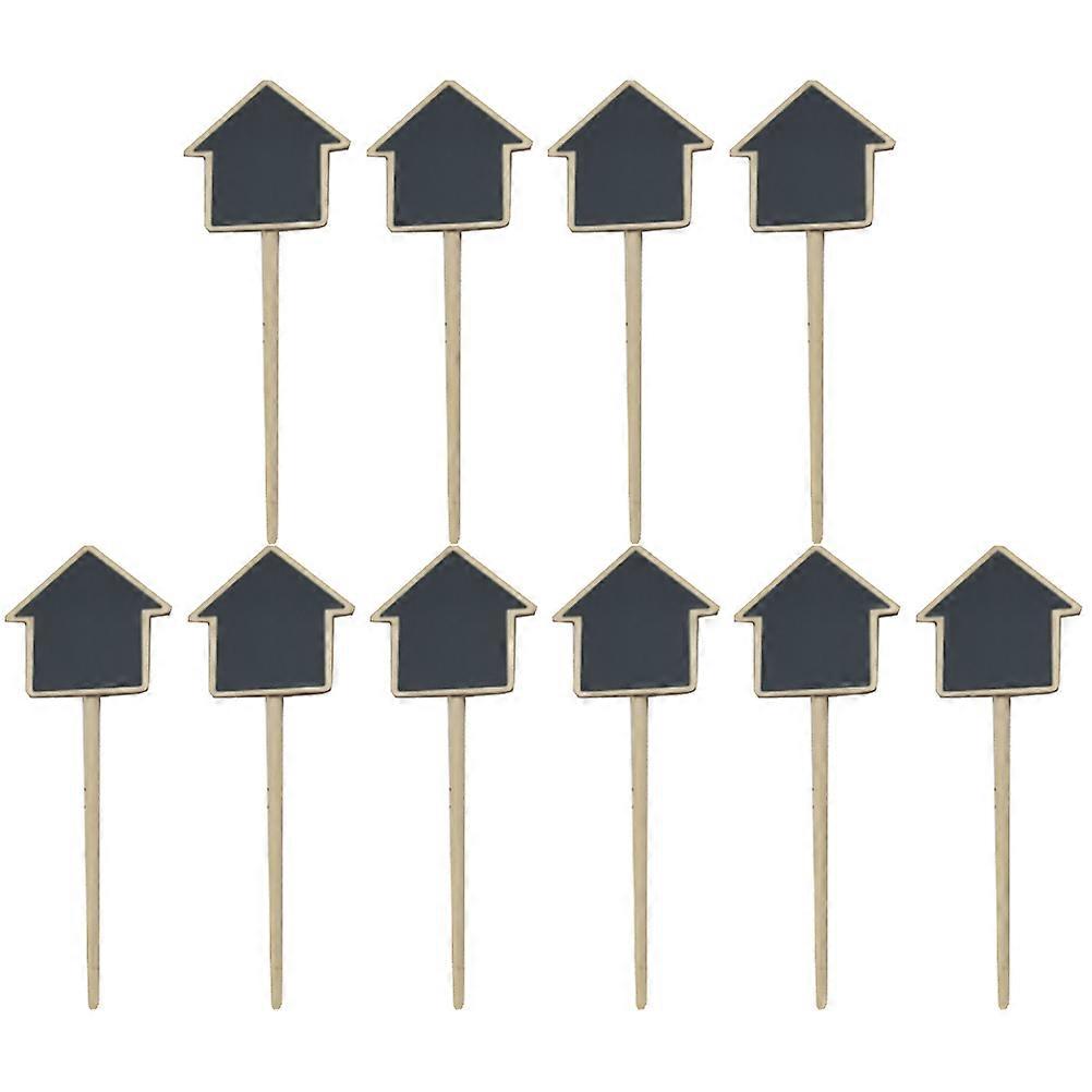 Table Chalkboard Signs Small Chalkboard Message Board 10Pcs