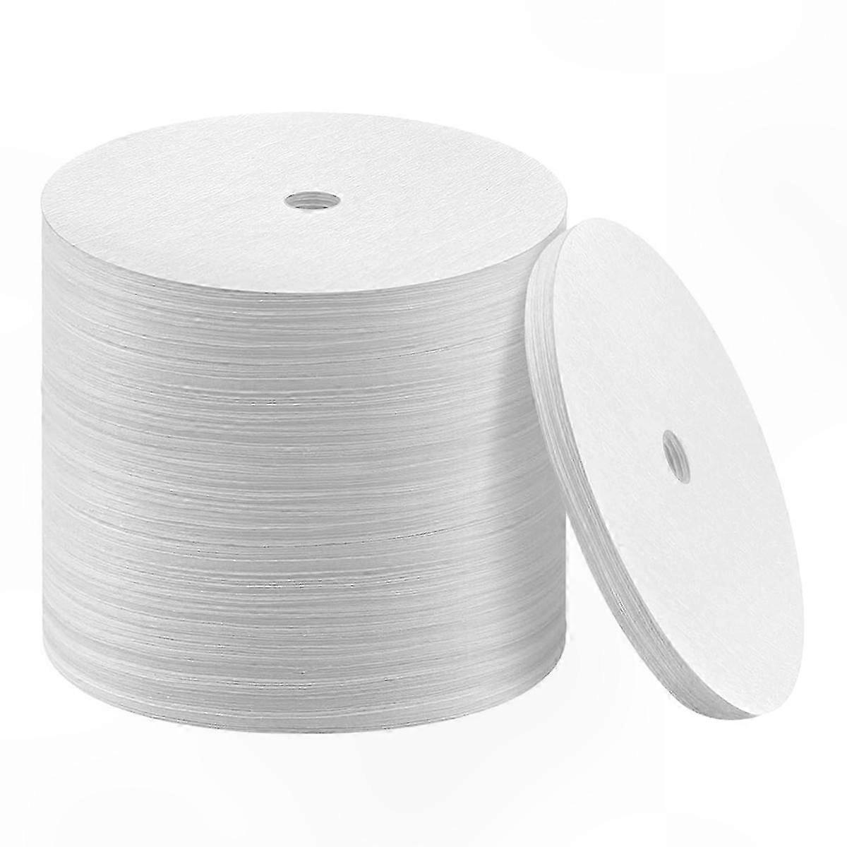 White Coffee Filter Discs, 500 Count, Percolator Filters for Brewing Fresh Coffee