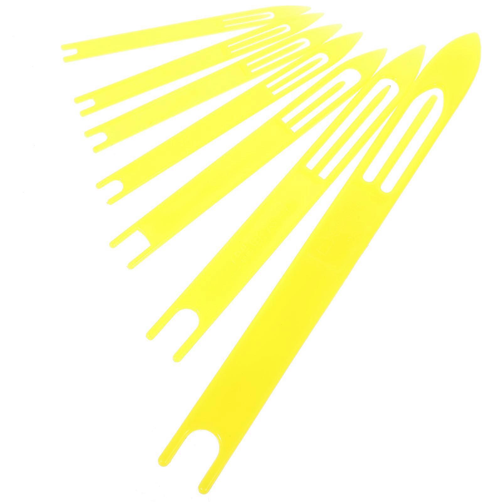 35 Pcs Fishing Net Shuttles Durable Plastic Kits Designed for Fishermen and Craft Tools in Outdoor Fishing and Net Repair Situations