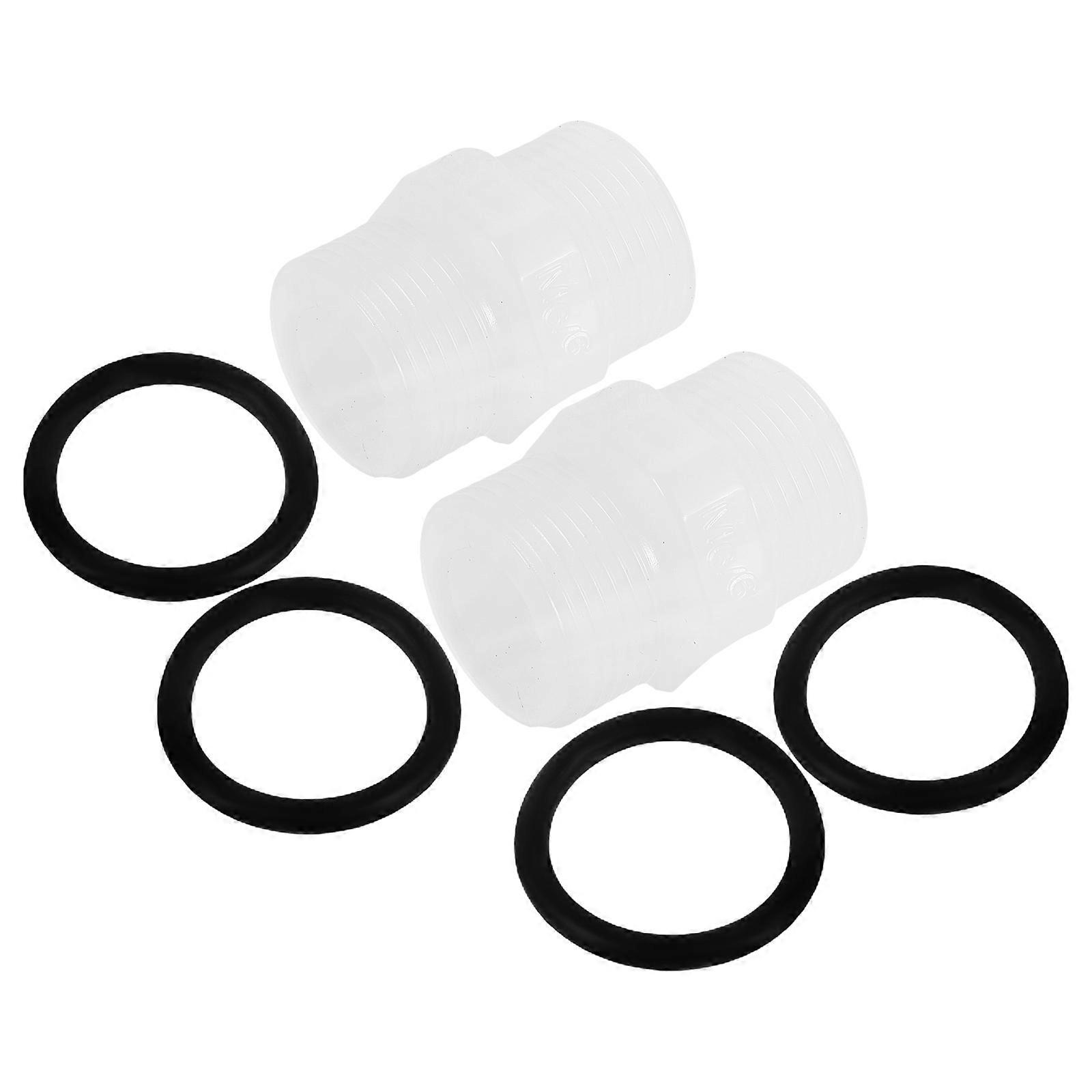 Quick Connect Nylon Threaded Pipe Adapter for Water Purifier Hose Fittings 5Sets