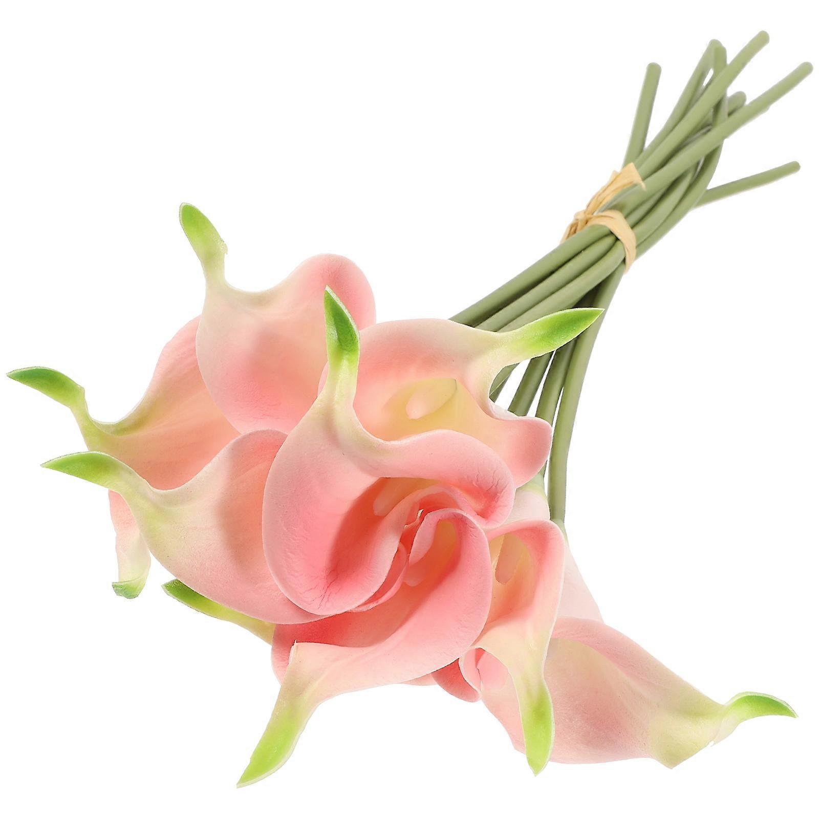 Simulation Flowers Artificial Flower for Decor 20Pcs Pink Stems