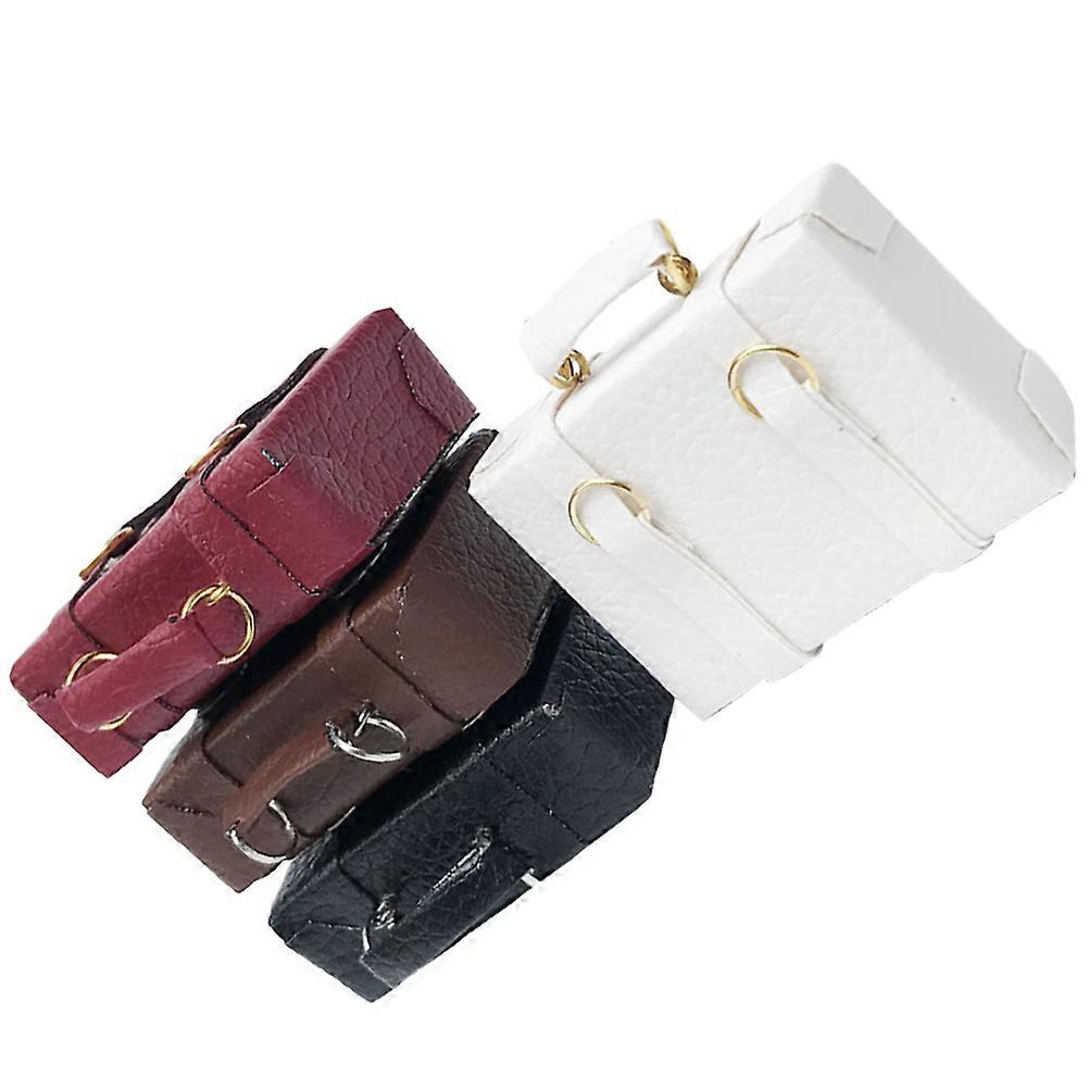 Miniature Suitcase Mini House Accessory for Decorative Use 8Pcs Set